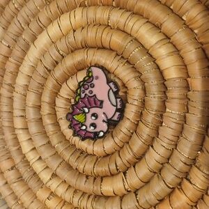 NEW Purple Dinosaur Enamel Pin